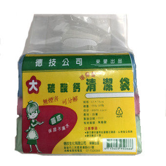 德技-碳酸鈣清潔袋600g(大)3入